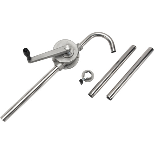 Rotary Type Drum Pump, Stainless Steel, Fits 55 Gal., 12 oz./Stroke Oxymax Inc