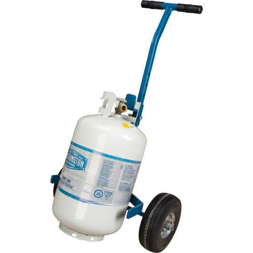Cylinder Cart, Flat-Free Wheels, 15-1/2" W x 14-1/4" L Base, 600 lbs. Oxymax Inc