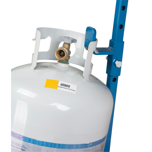 Cylinder Cart, Flat-Free Wheels, 15-1/2" W x 14-1/4" L Base, 600 lbs. Oxymax Inc