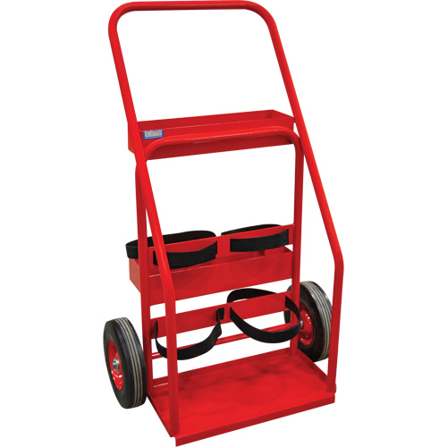 Hot Works Fire Prevention Cart, Semi-Pneumatic Wheels, 17.75" W x 8.9" L Base, 100 lbs. Oxymax Inc