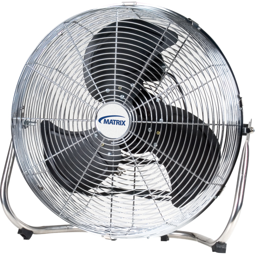 Ventilateur sur pied haute vitesse, Commercial, 3 vitesses, Diam&egrave;tre de 18" Oxymax Inc