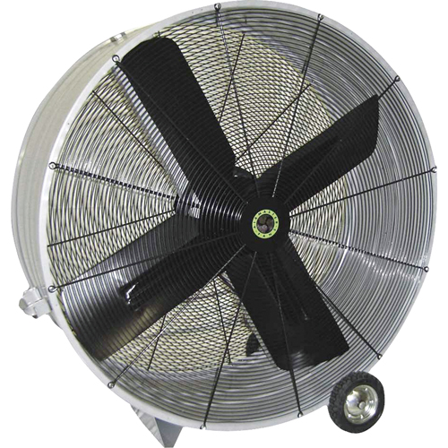 Ventilateurs tambour &agrave; entraînement par courroie, Industriel, 1 vitesses, Diam&egrave;tre de 48" Oxymax Inc