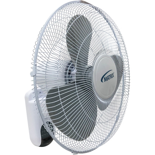 Ventilateur mural oscillant, Commercial, 3 vitesses, Diam&egrave;tre de 16" Oxymax Inc
