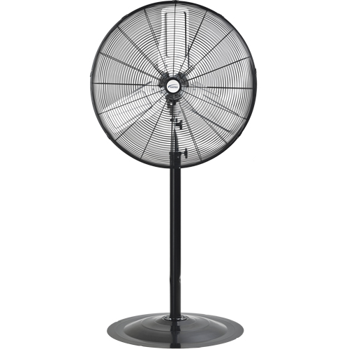 Oscillating Pedestal Fan, Heavy-Duty, 2 Speed, 30" Diameter Oxymax Inc