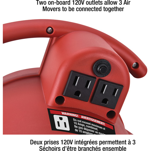 Air Mover, 550 CFM Oxymax Inc