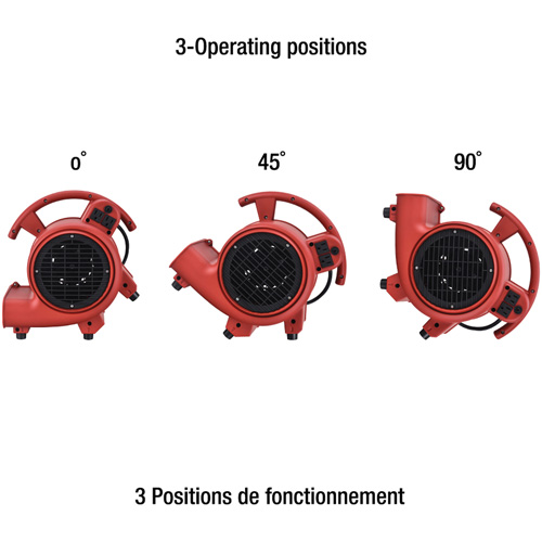 Air Mover, 550 CFM Oxymax Inc