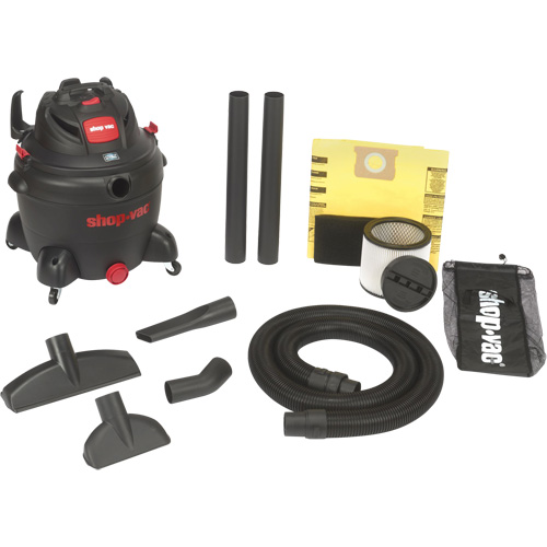 Aspirateur utilitaire pour atelier SVX2, Secs-humides, 6,5 CV, 16 gal. US (60,6 litres) Oxymax Inc