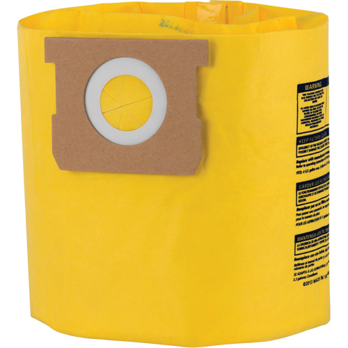 Sacs filtrants jetables &agrave; haute efficacit&eacute; de type D, 4 gal. US Oxymax Inc