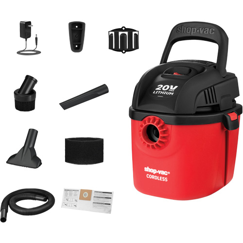 Aspirateur humide/sec sans fil, 20 V, Capacit&eacute; 1 gal. Oxymax Inc