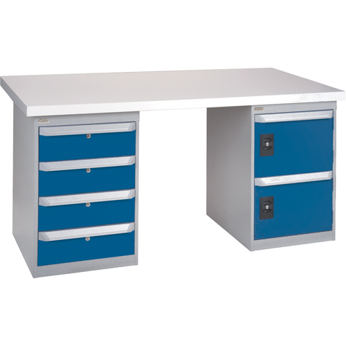 Dessus d'&eacute;tabli recouvert de plastique Oxymax Inc