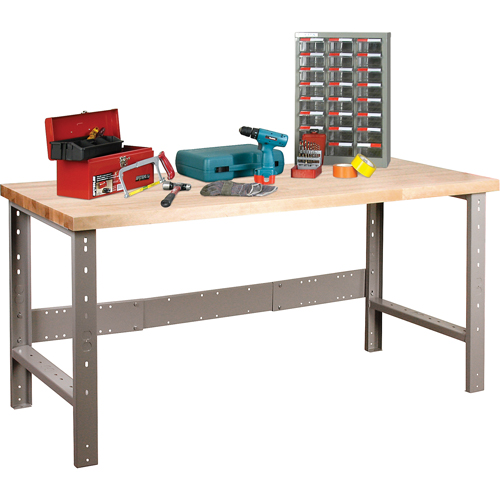 Pre-Designed Workbench, Top & Legs Only, 2500 lbs. Cap., 72" W x 30" D, 34" H Oxymax Inc