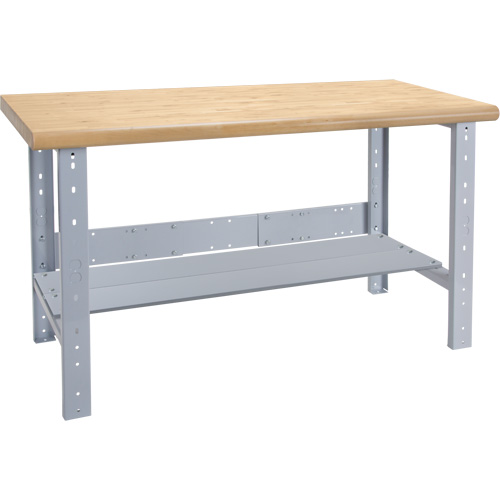 Heavy-Duty Workbench, 1500 lbs. Cap., 72" W x 30" D, 34" H Oxymax Inc