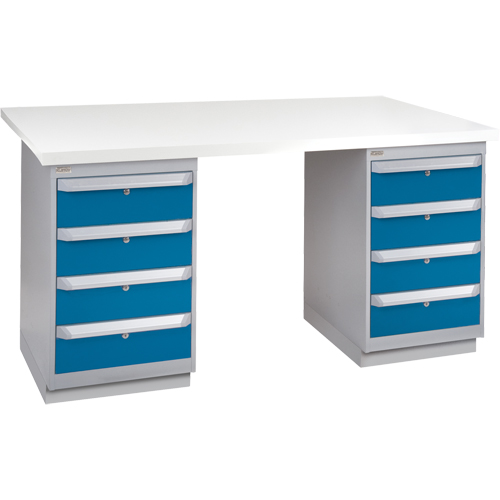 Pre-Designed Workbench, 72" W x 30" D x 34" H, 2500 lbs. Capacity Oxymax Inc
