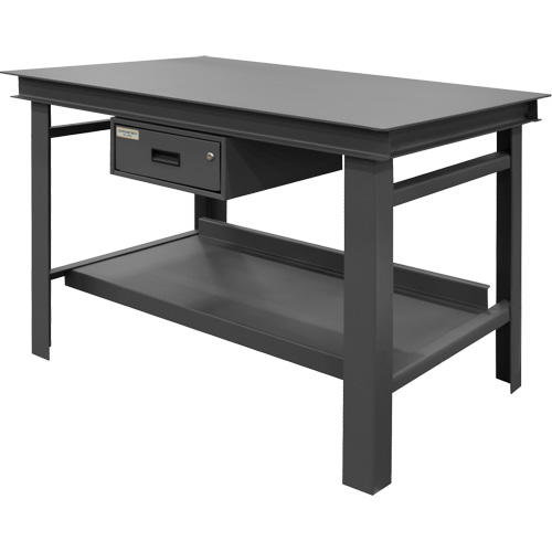 Extra Heavy-Duty Workbench, 60" W x 36" D x 34" H, 14000 lbs. Capacity Oxymax Inc