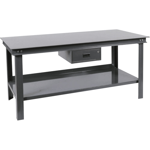 Heavy-Duty Workbench, 72" W x 36" D x 34" H, 14000 lbs. Capacity Oxymax Inc