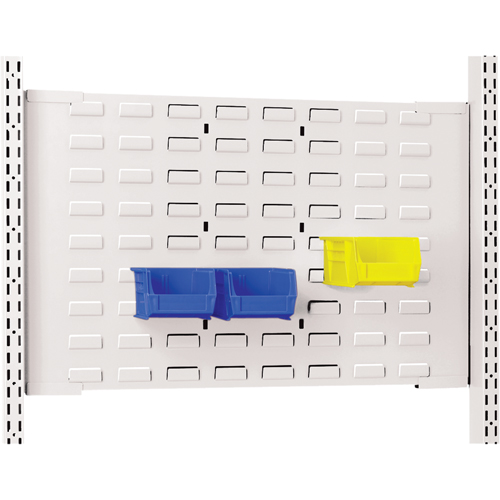 Accessoires pour &eacute;tablis du syst&egrave;me Nexus - Panneaux arri&egrave;re en acier &agrave; fentes Oxymax Inc