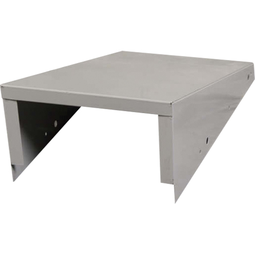 Clean Line Economy Lockers Slope Top, 3 Bank, 18" D x 36" W x 6" H, Grey, Steel Oxymax Inc