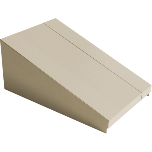 All-Welded Concorde - Heavy-Duty Lockers Sloping Top, 1 Bank, 18" D x 12" W x 6" H, Beige, Steel Oxymax Inc
