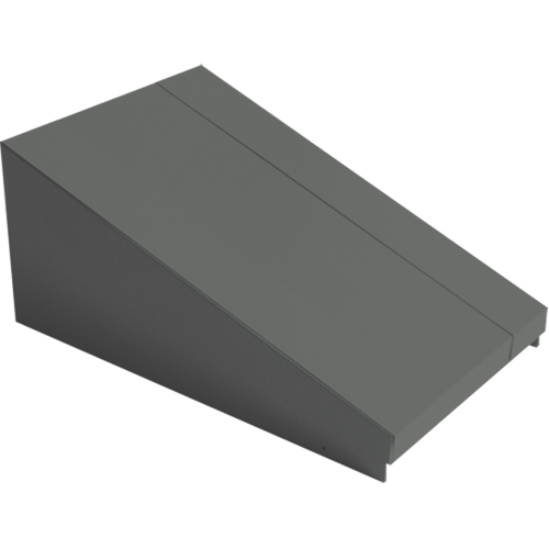 Dessus inclin&eacute; pour casiers robustes enti&egrave;rement soud&eacute; Concorde, Bloc de 1, 18" p x 12" la x 6" ha, Acier Oxymax Inc