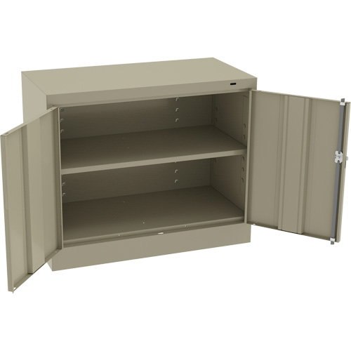 Standard Desk-High Cabinet, Steel, 30" H x 36" W x 18" D, Beige Oxymax Inc