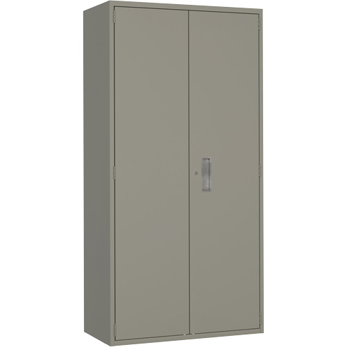 Hi-Boy Storage Cabinet, Steel, 4 Shelves, 72" H x 36" W x 18" D, Grey Oxymax Inc