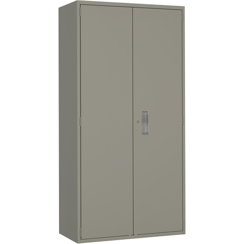 Armoire de rangements combin&eacute;s, Acier, 6 Tablettes, 72" h x 36" la x 18" P, Gris Oxymax Inc