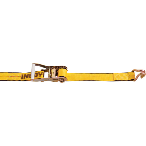 Ratchet Strap, Wire Hook, 2" W x 30' L, 3333 lbs. (1511 kg) Working Load Limit Oxymax Inc