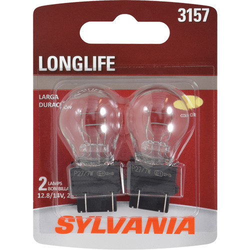 3157 Mini-ampoule automobile &agrave; longue dur&eacute;e de vie, Incandescente, 26,9 W/8,3 W, Blanc cass&eacute; Oxymax Inc