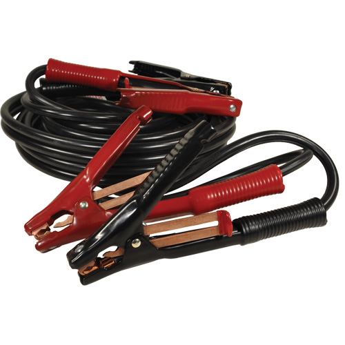 Heavy-Duty Booster Cables, 4 AWG, 500 Amps, 20' Cable Oxymax Inc
