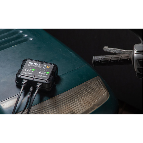 Chargeur de batterie 2 sorties de 4 A Genius 2X2 Oxymax Inc