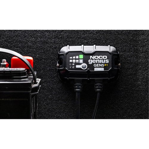 Chargeur de batterie embarqu&eacute; &agrave; 1 sortie de 5 amp&egrave;res Gen5X1 Genius Oxymax Inc