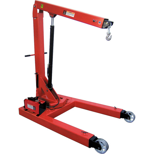 Air Hydraulic Floor Crane, 6000 lbs. (3 tons) Capacity Oxymax Inc