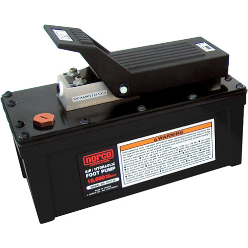 Pompe hydraulique &agrave; air de 10 000 PSI op&eacute;r&eacute;e par le pied Oxymax Inc