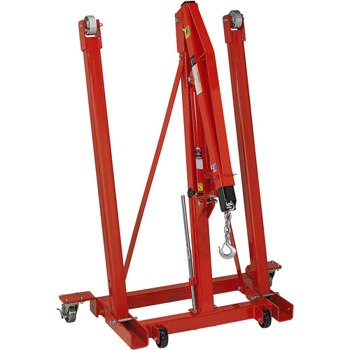 Folding Engine Crane, 2500 lbs. (1.25 tons) Capacity Oxymax Inc