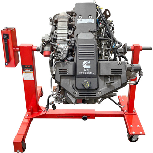 75:1 Gear-Driven Engine Stand, 1 tons Capacity, 42" H Oxymax Inc