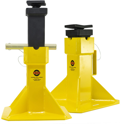 Jack Stands with Adjustable Screw Top Saddle, Locking Pin, 15-1/2" - 20-1/2" H Oxymax Inc