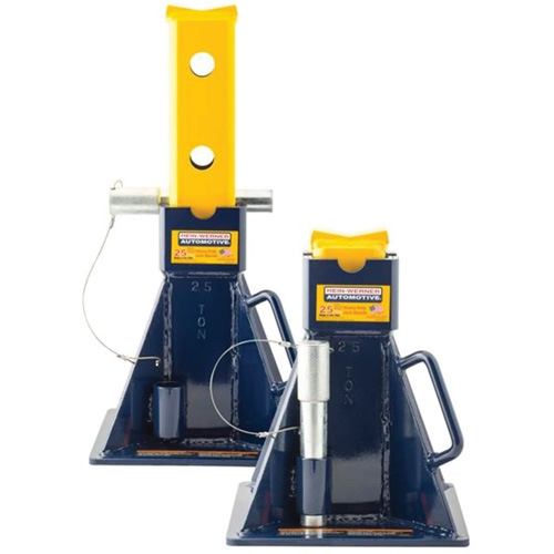 Chandelles de support pour v&eacute;hicule, Tige verrouillable, Capacit&eacute; de 25 tonnes Oxymax Inc