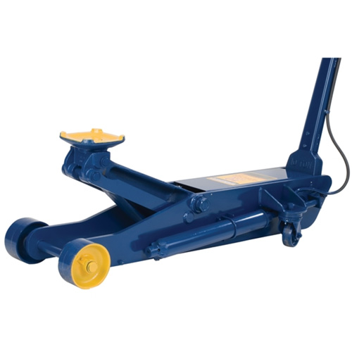 Long Chassis Service Jack, 10 Ton(s) Capacity, 6-3/4" Lowered, 25-1/2" Raised, Air Hydraulic Oxymax Inc