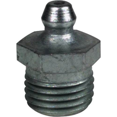Raccord de graissage droit tr&egrave;s court, Acier, Filetage de 0,25 NPT Oxymax Inc