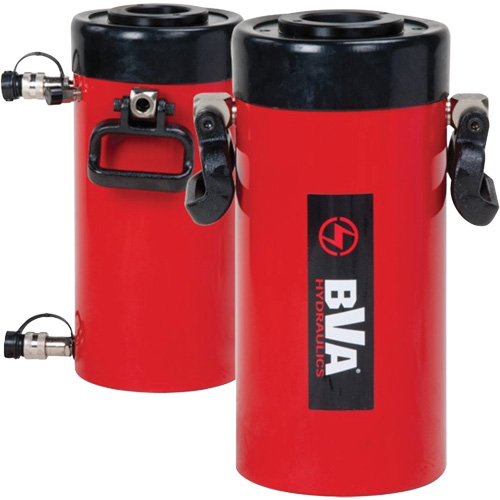 Double Action Hollow Hole Hydraulic Cylinder, 10.13" Stroke, 100 Ton(s) Capacity, 10000 PSI Oxymax Inc