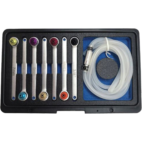 Jeu de cl&eacute;s pour purge de freins 8 mcx Oxymax Inc