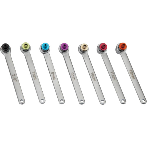 Jeu de cl&eacute;s pour purge de freins 8 mcx Oxymax Inc