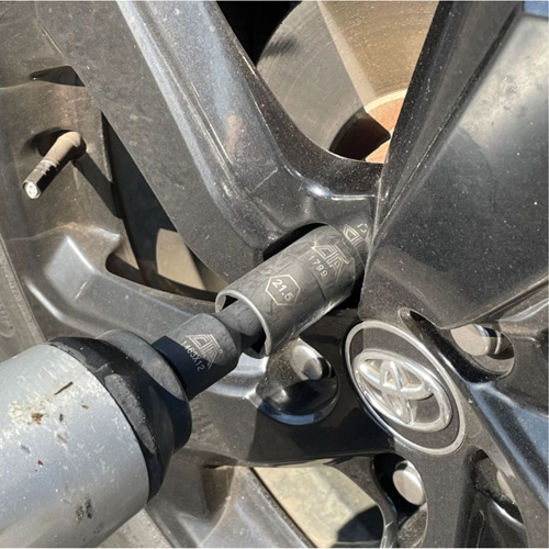 Jeu de demi-douilles r&eacute;versibles m&eacute;triques, 7 Mcx, Chocs, Prise de 1/2", Profond Oxymax Inc