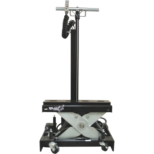 Cric de service de plancher, 12 tonne(s) Capacit&eacute;, 7-1/2" Abaiss&eacute;e, 15-3/4" &eacute;lev&eacute;e, Air comprim&eacute;/hydraulique Oxymax Inc