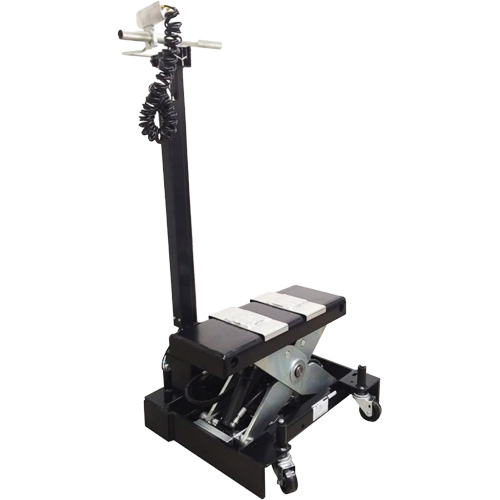 Low Profile Floor Service Jack, 12 Ton(s) Capacity, 7-1/2" Lowered, 15" Raised, Air Hydraulic Oxymax Inc