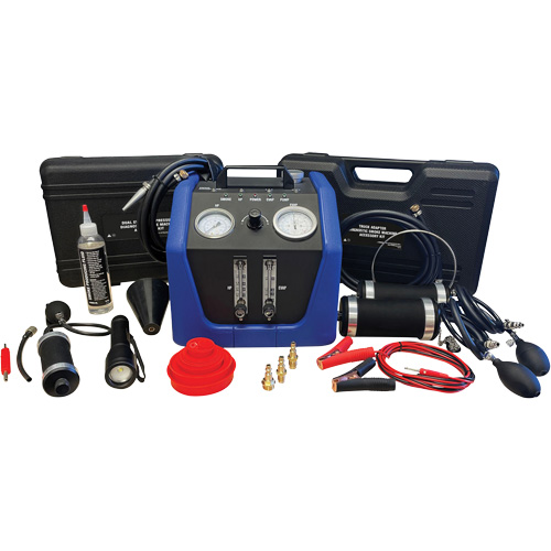 Dual EVAP/High Pressure Diagnostic Smoke Machine with Truck Adapter Accessory Kit Oxymax Inc