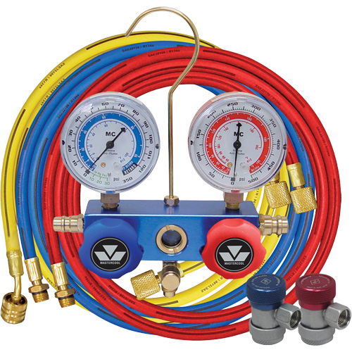 R134A 2-Way Aluminum Manifold Gauge Set Oxymax Inc