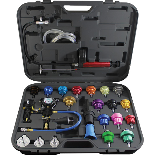 27-Piece Master Radiator Pressure Test Kit Oxymax Inc