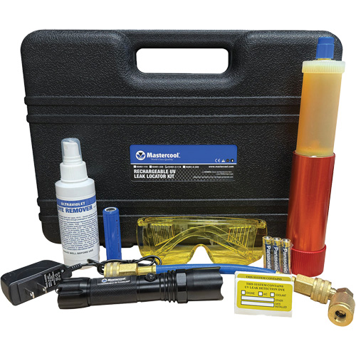 Trousse de d&eacute;tection de fuite UV rechargeable Oxymax Inc