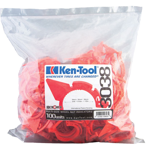 HexChex Multi-Size Loose Wheel Nut Indicator Oxymax Inc